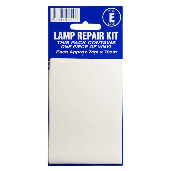Lamp Repair Outside Sticker - Transparent