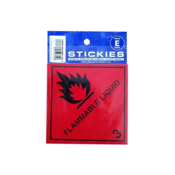 Outdoor Vinyl Sticker - Red - Flammable Liquid