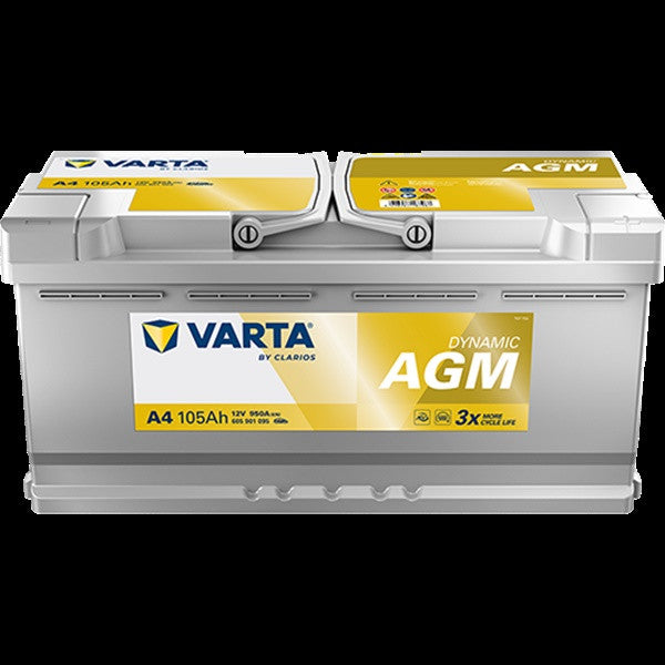 Varta A4 Battery - 105Ah - 950CCA