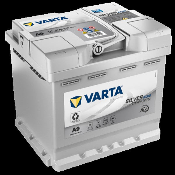 Varta A9 Battery - 50Ah - 540CCA