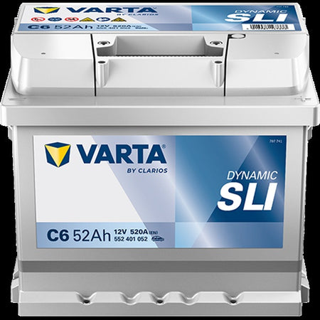 Varta C6 Battery - 52Ah - 520CCA