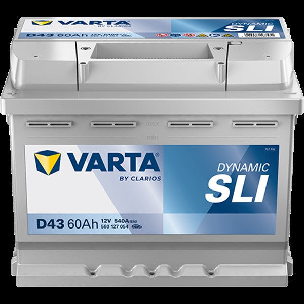 Varta D43 Battery - 60Ah - 540CCA