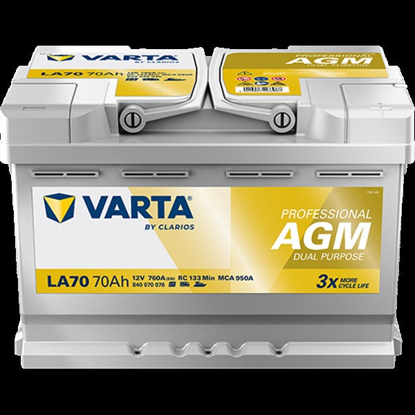 Varta LA70 Battery - 70Ah - 760CCA