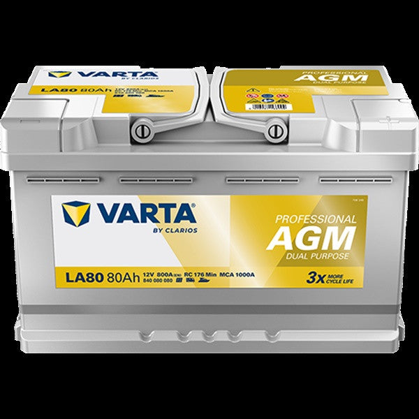 Varta LA80 Battery - 80Ah - 800CCA
