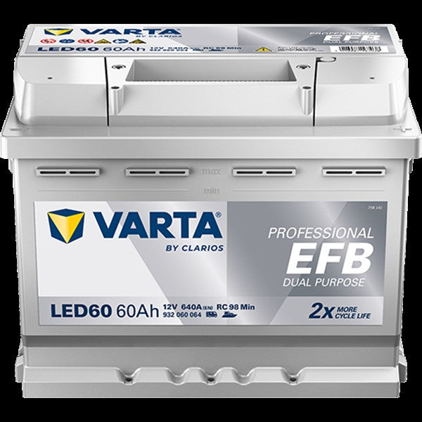 Varta LED60 Battery - 60Ah - 680CCA