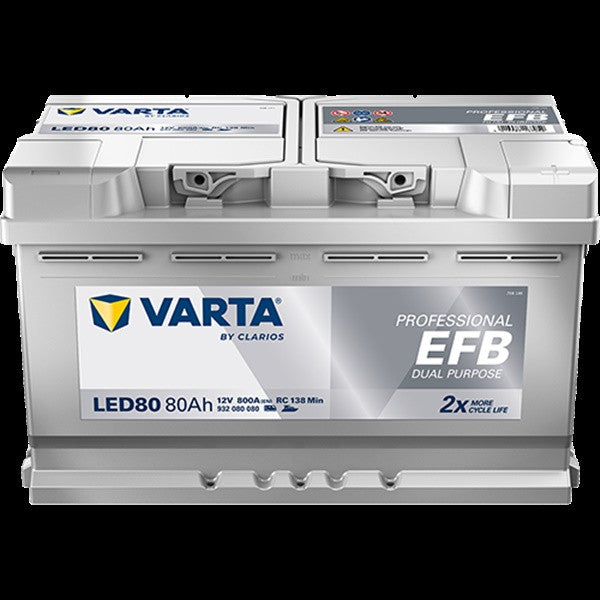 Varta LED80 Battery - 80Ah - 800CCA