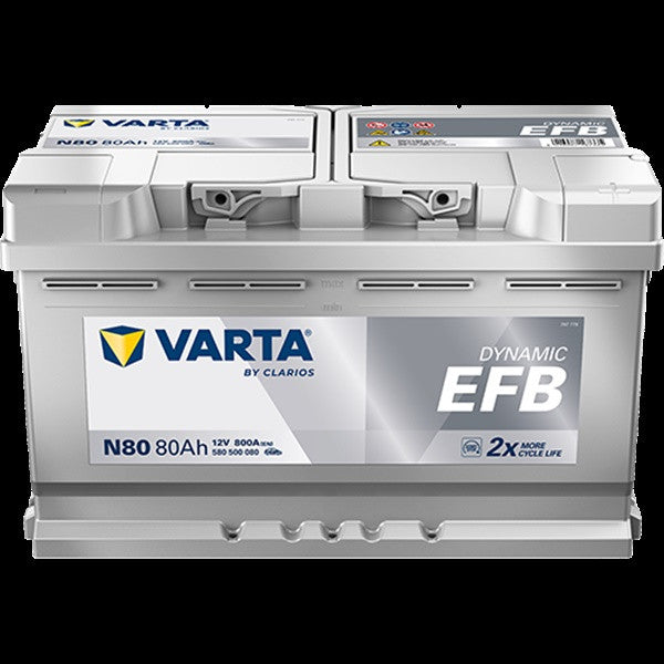 Varta N80 Battery - 80Ah - 800CCA