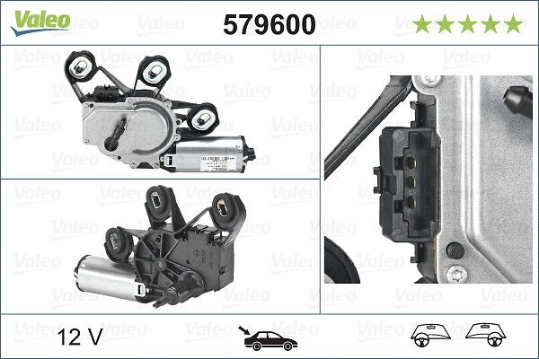 Valeo 579600 Wiper Motor - 1