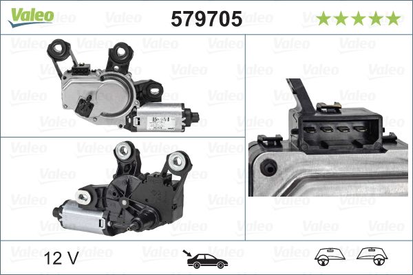 Valeo 579705 Wiper Motor - 1