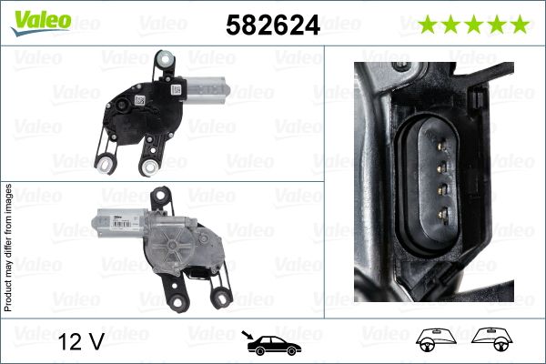 Valeo 582624 Wiper Motor - 1