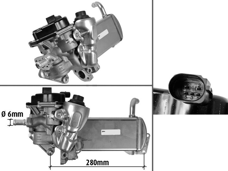 Valeo 700438 EGR Module - 1