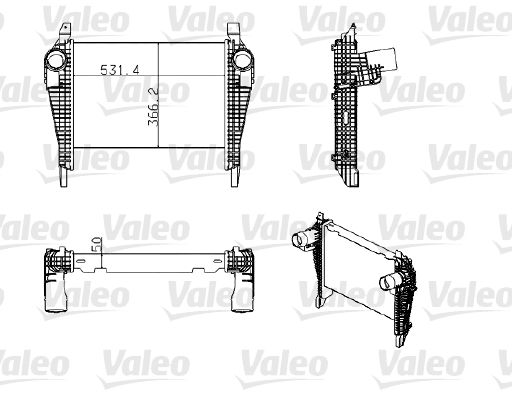 Valeo 818778 Charge Air Cooler - 1