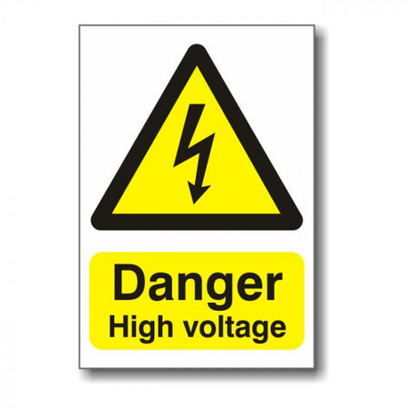 Danger High Voltage Sign