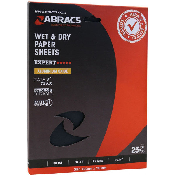 ABRACS Wet & Dry Paper 230x280mm P600