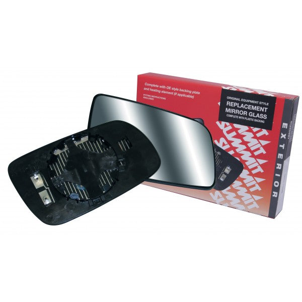 Mirror Glass Replacement - (Blind Spot) Commercial OEM Style With Heated Base Plate