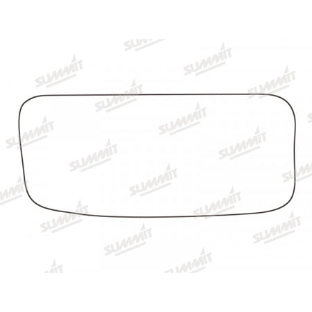 Mirror Glass Replacement - (Blind Spot) Commercial OEM Style With Base Plate