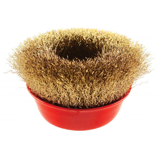 ABRACS Cup Brush Crimped Wire M10, 75mm