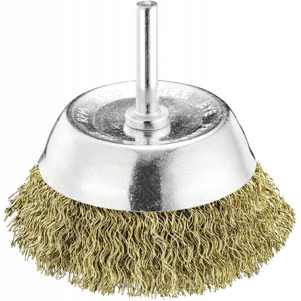 Abracs Spindle Mounted Wire Brush - Cup 75 X 0.3Mm