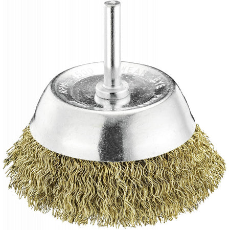 Abracs Spindle Mounted Wire Brush - Cup 75 X 0.3Mm