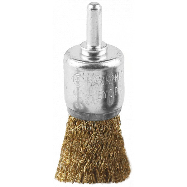 Abracs Spindle Mounted Wire Brush - Crimped End 20 X 0.3Mm