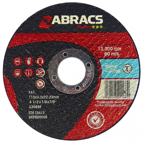 ABRACS Proflex Flat Cutting Disc 125 x 3.0 x 22mm