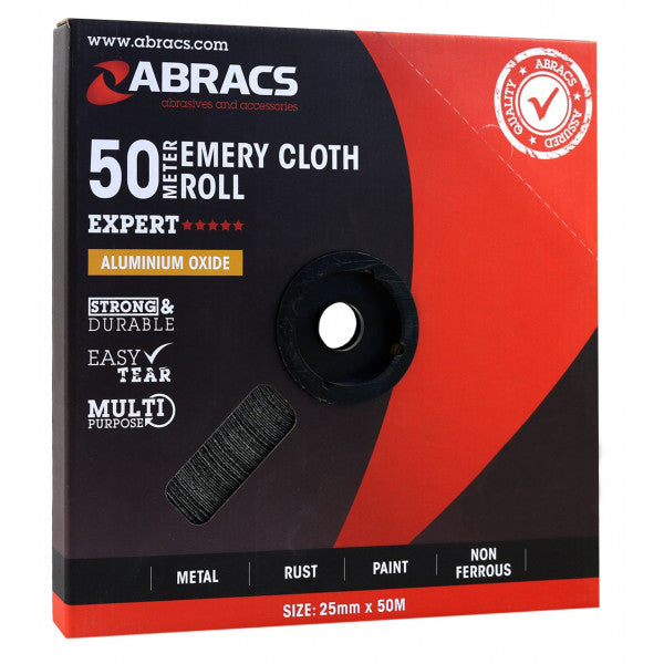 ABRACS Emery Roll Blue 50mm x 50m P40