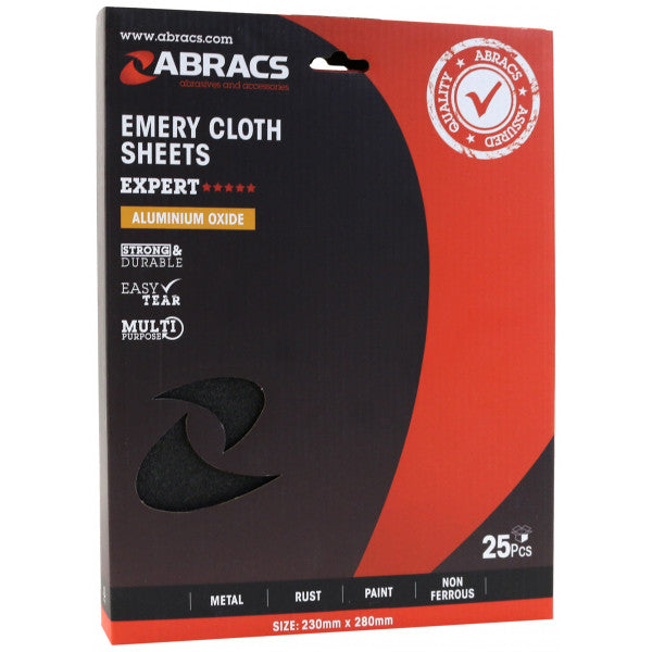ABRACS Emery Sheets Blue 230x280mm P60