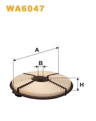 WIX WA6047 Air Filter - 1