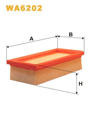 WIX WA6202 Air Filter - 1