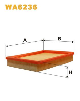 WIX WA6236 Air Filter - 1