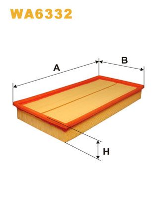 WIX WA6332 Air Filter - 1