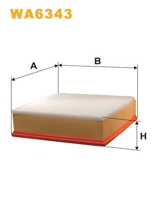WIX WA6343 Air Filter - 1