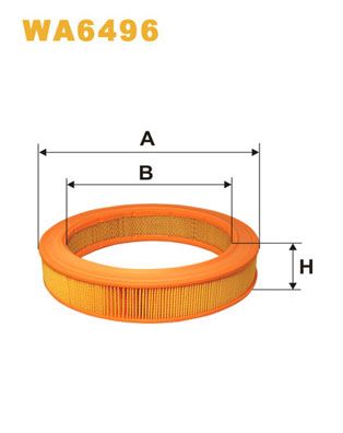 WIX WA6496 Air Filter - 1