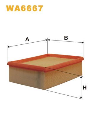 WIX WA6667 Air Filter - 1