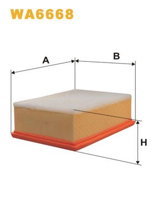 WIX WA6668 Air Filter - 1