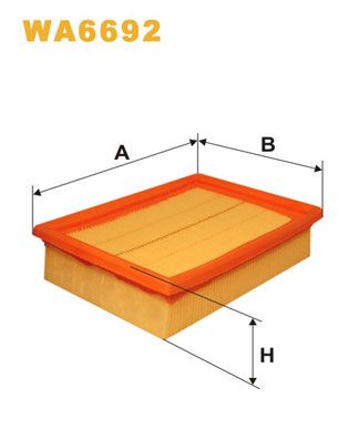 WIX WA6692 Air Filter - 1