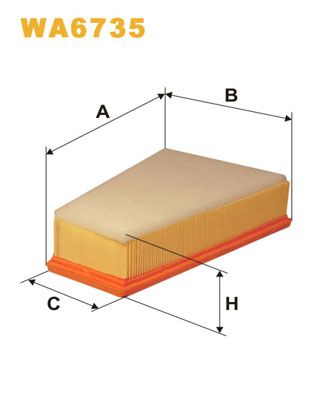 WIX WA6735 Air Filter - 1