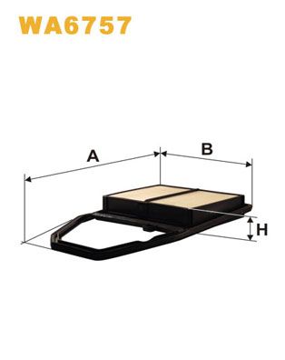 WIX WA6757 Air Filter - 1