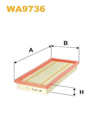 WIX WA9736 Air Filter - 1