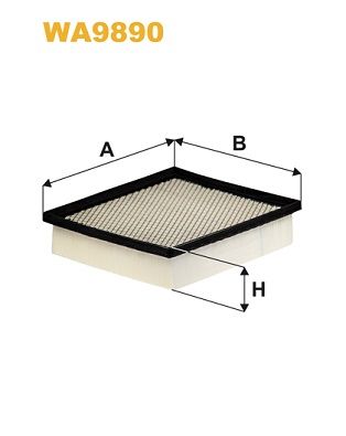 WIX WA9890 Air Filter - 1