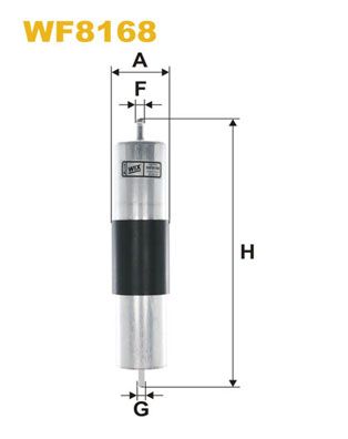 WIX WF8168 Fuel Filter - 1
