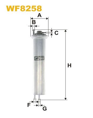 WIX WF8258 Fuel Filter - 1