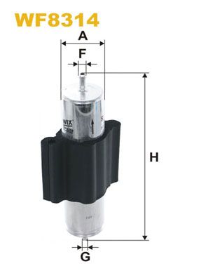 WIX WF8314 Fuel Filter - 1