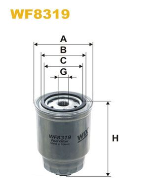 WIX WF8319 Fuel Filter - 1