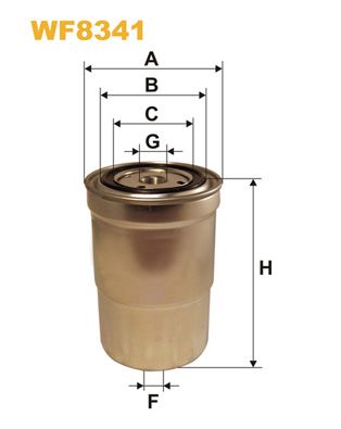 WIX WF8341 Fuel Filter - 1