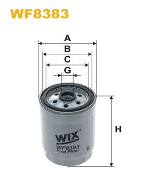 WIX WF8383 Fuel Filter - 1