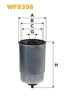 WIX WF8398 Fuel Filter - 1
