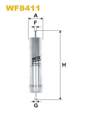 WIX WF8411 Fuel Filter - 1