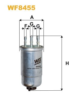 WIX WF8455 Fuel Filter - 1