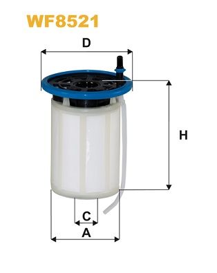 WIX WF8521 Fuel Filter - 1